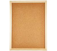 Alevar Lavagna in Sughero 40x30 cm, Pannello Sughero, Bacheca con Puntine e Cornice in Legno