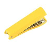 Alevar Mini Cucitrice a Pinza in Plastica, Formato 9x4 cm, Monta Punto 10, Colore Giallo
