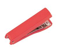 Alevar Mini Cucitrice a Pinza in Plastica, Formato 9x4 cm, Monta Punto 10, Colore Rosso