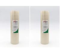 Alevar Nastro Adesivo Trasparente mm 15x10 mt, Confezione da 20 Pezzi