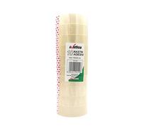Alevar Nastro Adesivo Trasparente mm 15x33 mt, Confezione da 10 Pezzi