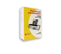 Alevar Pouches per Plastificazione, Formato Biglietti da Visita 60 x 90 mm, Spesore 250 micron (2 x 125 micron), Confezione da 100 Pezzi