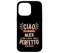 Alex Alessandro Idea Regalo Nome Personalizzato Divertente Custodia per iPhone 14 Pro Max