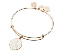 Alex and Ani Be The Light Bangle Bracelet Shiny Rose Gold One Size