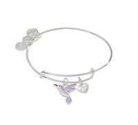 Alex and Ani Bracciale espandibile con ciondolo a forma di uccello e animali, finitura lucida, da 5,1 a 8,9 cm