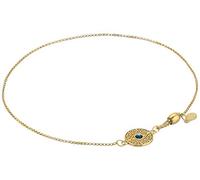 Alex and Ani Evil Eye Pull Chain Bracciale 14kt Gold Plated One Size