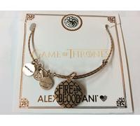 Alex and Ani il Trono di Spade Fuoco E Sangue Braccialetto Rafaelian Oro Rosa