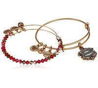 Alex and Ani Womens Harry Potter Gryffindor Motto Set of 2 Two-Tone