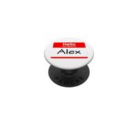 Alex, ciao Mi chiamo Nome Targhetta, Distintivo PopSockets PopGrip Adesivo