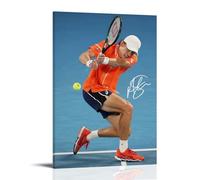Alex De Minaur - Poster famosa stella del tennis, decorazione moderna per la casa, opere artistiche, su tela, 20 x 30 cm