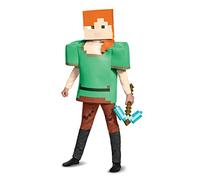 Alex Deluxe Minecraft Costume, Multicolor, Medium (7-8)