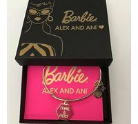 Alex E Ani Barbie Femme & Fierce Bracciale Rigido Finitura Oro Lucido