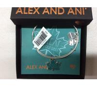 Alex E Ani BeLeaf In Te Stesso Bracciale Bangle Argento Lucido NWTBC