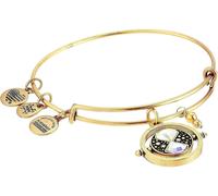 Alex E Ani Bracciale Bangle Time Turner Di Harry Potter Oro Lucido Taglia Unica
