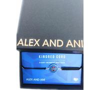 Alex E Ani EVERY MOMENT MATTERS Braccialetto In Cordone Kindred Team USA Argento