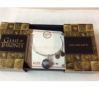 Alex E Ani GAME OF THRONES L'Inverno Sta Arrivando Bracciale In Rafaelian Silver
