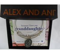 Alex E Ani Perché Ti Amo Nipote Bracciale Rigido In Argento NWTBC