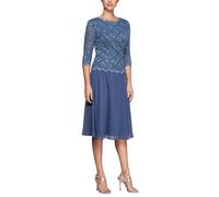 Alex Evenings Donna 1121864 Vestito - Blu - 54 più