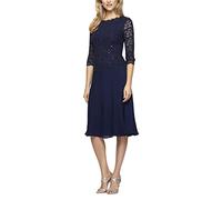 Alex Evenings Donna - Vestito - Blu - 48