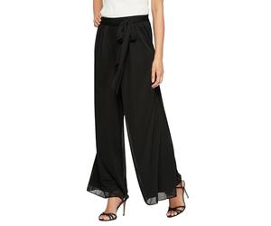 Alex Evenings - Pantaloni da donna a gamba larga in chiffon per madre della sposa, elegante abbigliamento da festa (taglie piccole e regolari), X-Large Petite