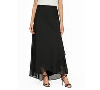 Alex Evenings Womens Long Dress (Regular And Plus Sizes) Skirt, Black, Small US