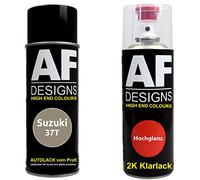 Alex Flittner Designs Bomboletta spray compatibile con Suzuki 37T Nova Brown Metallic Smalto trasparente 2K bomboletta spray 400ml