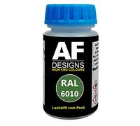 Alex Flittner Designs Penna per ritocchi RAL 6010 VERDE PRATO opaco satinato 50ml ad asciugatura rapida Acrilico
