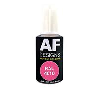 Alex Flittner Designs Penna Vernice RAL 4010 Telemagenta Lucido 20 ml - Acrilico per Riparazione e Ritocco di Legno, Metallo, Mobili, Bagno