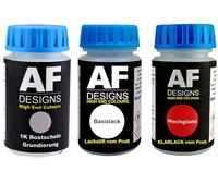 Alex Flittner Designs Pennarello a vernice adatto per Lancia 614 Grigio Chiaro Metallizzato Vernice Primer Set