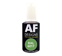 Alex Flittner Designs Pennarello a vernice RAL 6017 MAIGRUEN satinato 20 ml penna di riparazione acrilico vernice ritocco vernice riparazione legno metallo mobili bagno