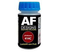 Alex Flittner Designs Pennarello per ritocchi compatibile con AlfaRomeo 414C Rosso Alfa smalto ad asciugatura rapida vernice per ritocchi vernice per auto