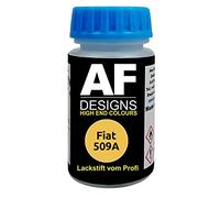 Alex Flittner Designs Pennarello per ritocchi compatibile con Fiat 509A Giallo Birichino smalto ad asciugatura rapida vernice per ritocchi vernice per auto