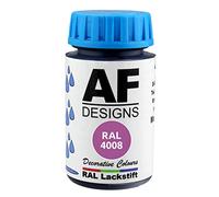 Alex Flittner Designs Pennarello Vernice RAL 4008 SignalVIOLETT Satinato 50 ml per Legno, Metallo, Mobili, Bagno - Ritocco e Riparazione