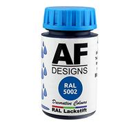 Alex Flittner Designs Pennarello vernice RAL 5002 blu ultra lucido 50 ml legno metallo vernice ritocco vernice di riparazione per mobili bagno
