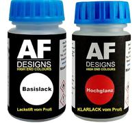 Alex Flittner Designs Set di penne per vernice per Mercedes Benz 7709, colore blu e grigio trasparente