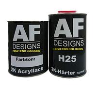 Alex Flittner Designs Set di vernice acrilica da 1 litro 2 K per Suzuki Superior White 26U