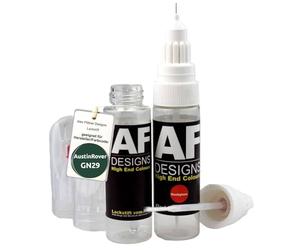 Alex Flittner Designs Stylo de retouche compatible avec AustinRover GN29 British Racing Green Dark La laque transparente à séchage rapide, laque de retouche, peinture automobile