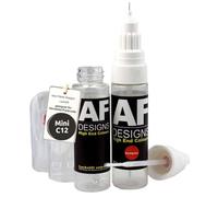 Alex Flittner Designs Stylo de retouche compatible avec Mini C12 Midnight Grey Metallic La laque transparente à séchage rapide, laque de retouche, peinture automobile