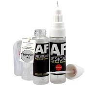 Alex Flittner Designs Stylo de retouche compatible avec Toyota 1K6 Ash Grey Metallic La laque transparente à séchage rapide, laque de retouche, peinture automobile