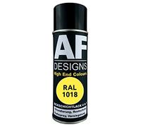 Alex Flittner Designs Vernice antiruggine 4 in 1 RAL 1018 Giallo zinco Vernice protettiva per metallo Spray Vernice antiruggine Bomboletta spray