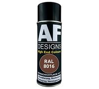 Alex Flittner Designs Vernice antiruggine 4 in 1, RAL 8016, color mogano, metallo, vernice protettiva spray antiruggine