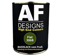 Alex Flittner Designs Vernice auto 1L per Fiat 306B Verde Militare Auto Vernice Pronta a spruzzo