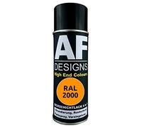 Alex Flittner Designs Vernice per metallo antiruggine 4 in 1, spray, colore RAL 2000 arancione giallo