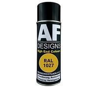 Alex Flittner Designs Vernice Protettiva 4 in 1 RAL 1027 Giallo Curry Metallo Spray Vernice Antiruggine Bomboletta Spruzzatrice