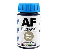 Alex Flittner Designs Vernice RAL 7002 verde oliva opaco 50 ml legno metallo mobili bagno vernice ritocco vernice di riparazione