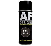 Alex Flittner Designs Vernice spray RAL RAL RAL 8022 nero-marrone opaco