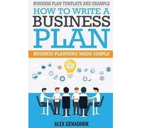 Alex Genadinik Business Plan Template And Example (Tascabile)