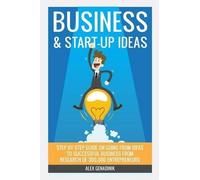 Alex Genadinik Business & Start-up Ideas (Tascabile)