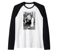 Alex Higgins Due Volte Campione del Mondo di Snooker 1969 Maglia con Maniche Raglan