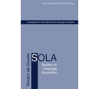 Alex Housen Investigations in Instructed Second Language Acqu (Copertina rigida)